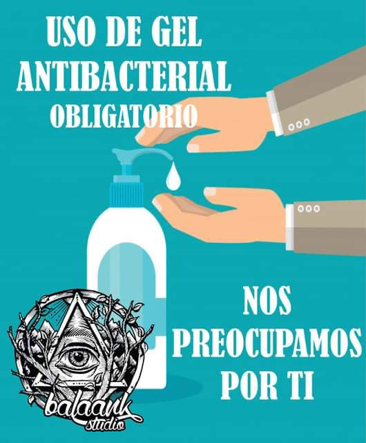 Uso de Gel Antibacterial Obligatorio